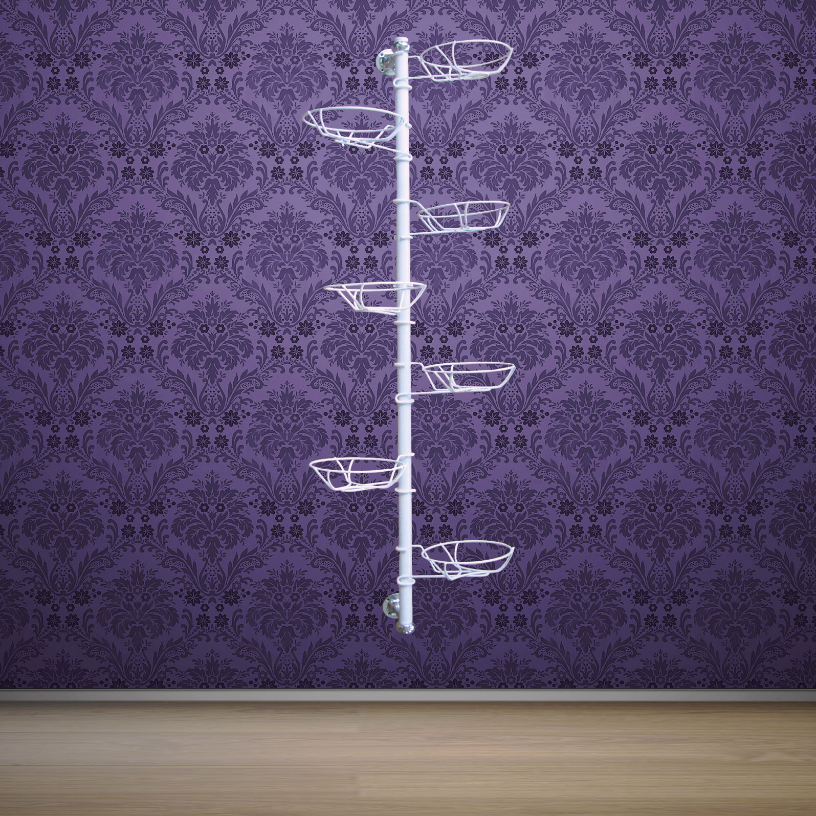 подставка металлическая для цветов на стену. Фото N20